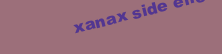 XANAX SIDE EFFECTS